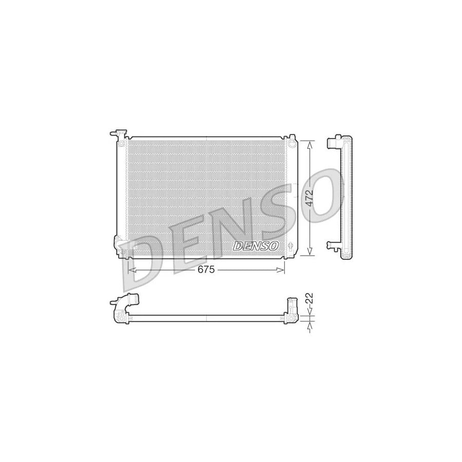 DENSO DRM51010 Engine Radiator