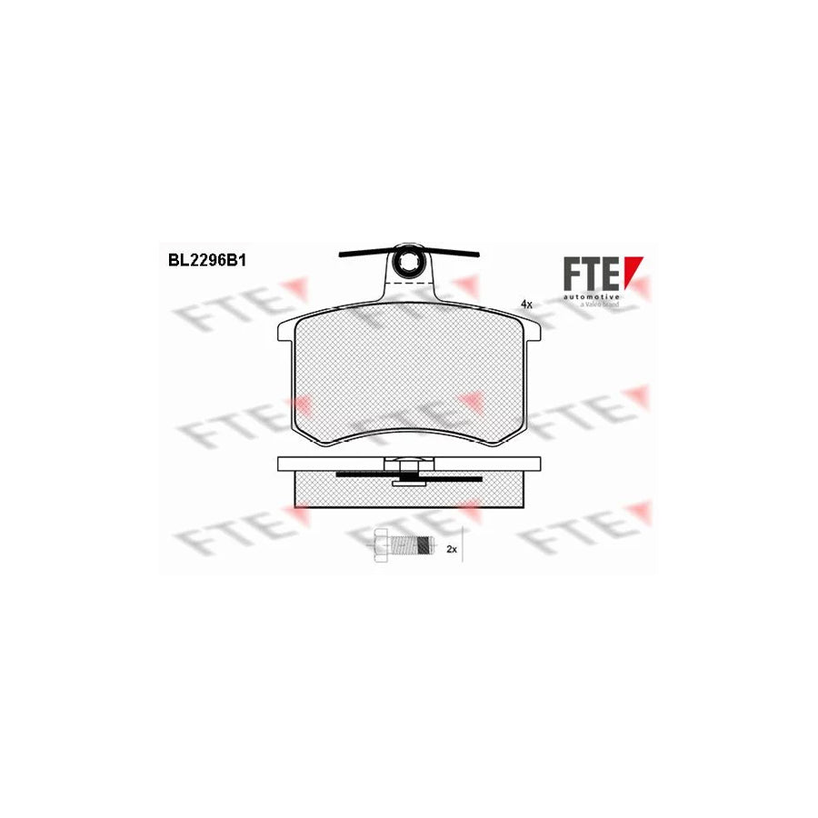 FTE Bl2296B1 Brake Pad Set