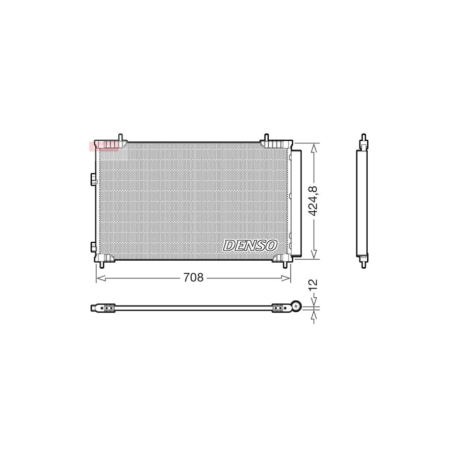 DENSO DCN51018 Air Conditioning Condenser for Lexus Nx (Az10)