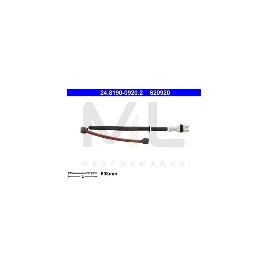 ATE 24.8190-0920.2 Brake pad wear sensor for PORSCHE 911