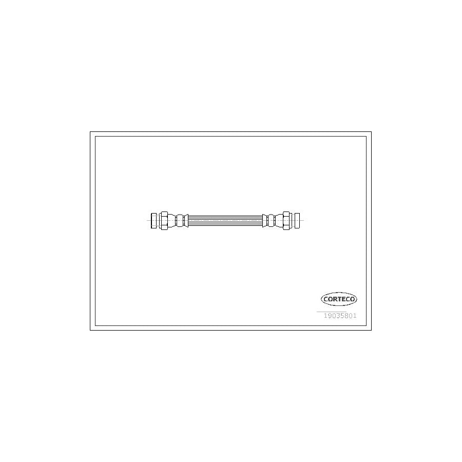 Corteco 19035801 Brake Hose