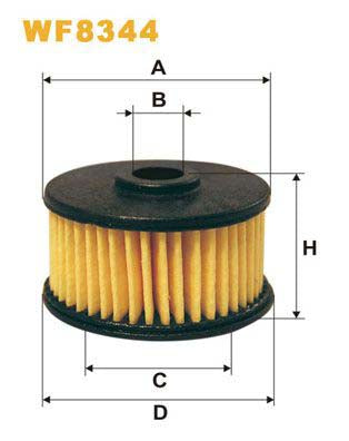 WIX Filters WF8344 Fuel Filter