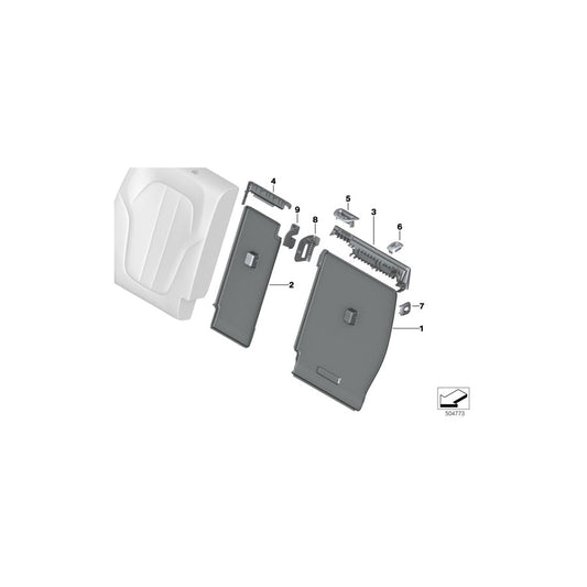 Genuine BMW 52206996659 G05 G07 Deformation Element Left (Inc. X7 50iX, X7 30dX & X5 45eX) | ML Performance US Car Parts