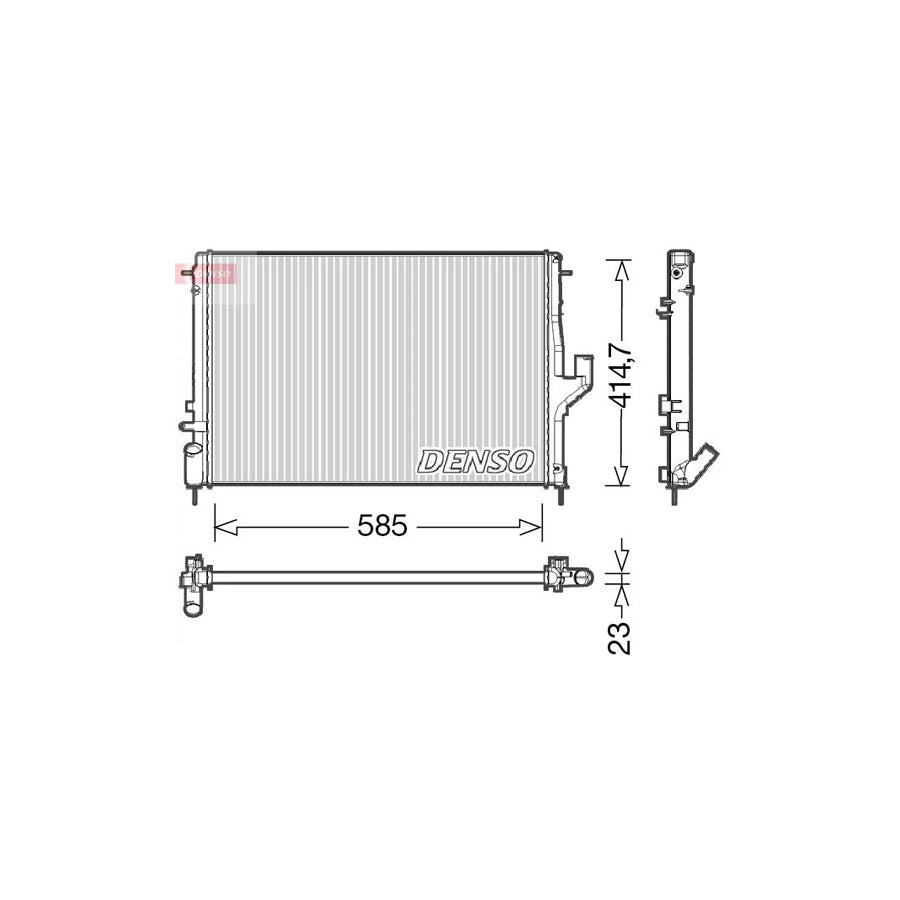 DENSO DRM37001 Engine Radiator