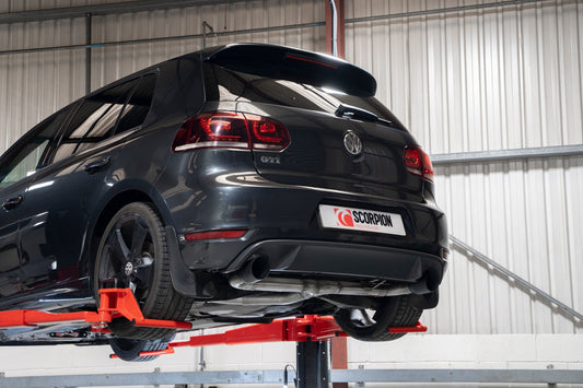Scorpion SVW071C VW Resonated Predator Cat-Back System (Golf Mk6 Gti 2.0 Tsi & Edition 35) | ML Performance US US
