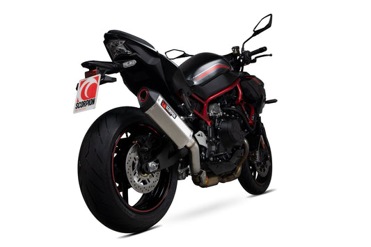 Scorpion RKA135SEO Kawasaki Z H2 Serket Parallel Slip-On - Brushed Stainless Steel Sleeve | ML Performance US US