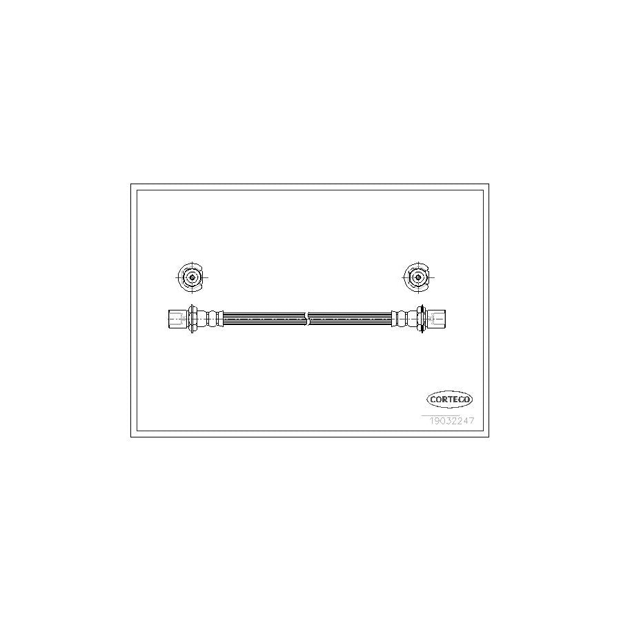 Corteco 19032247 Brake Hose