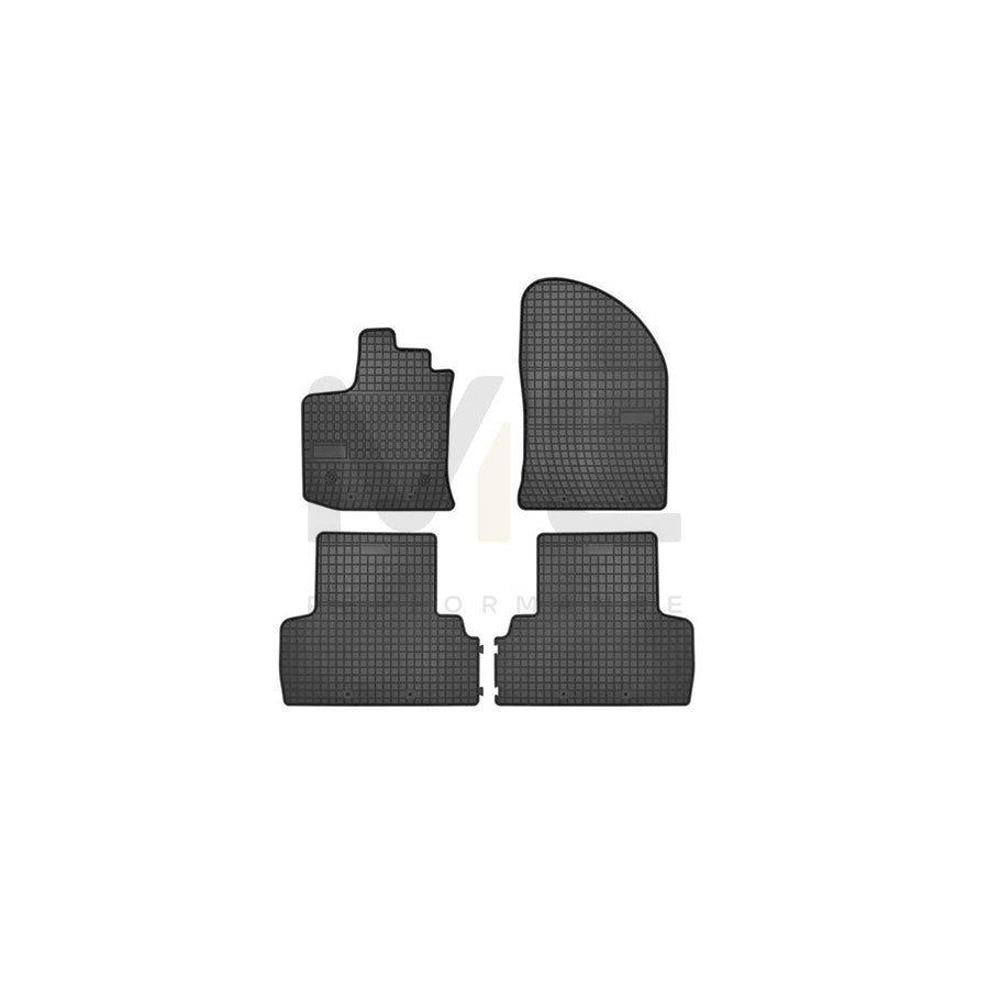 FROGUM Tailored 542629 Floor mat set for DACIA Lodgy (JS_) Elastomer, Front and Rear, Quantity: 4, Black, (LHD)