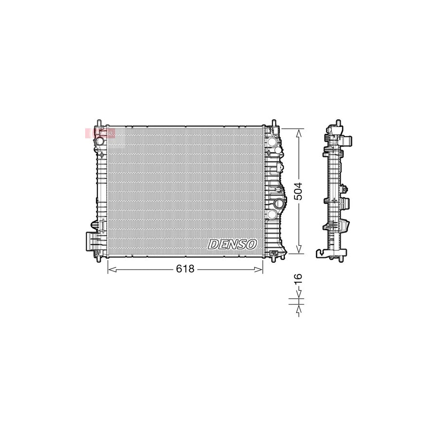 DENSO DRM15010 Engine Radiator
