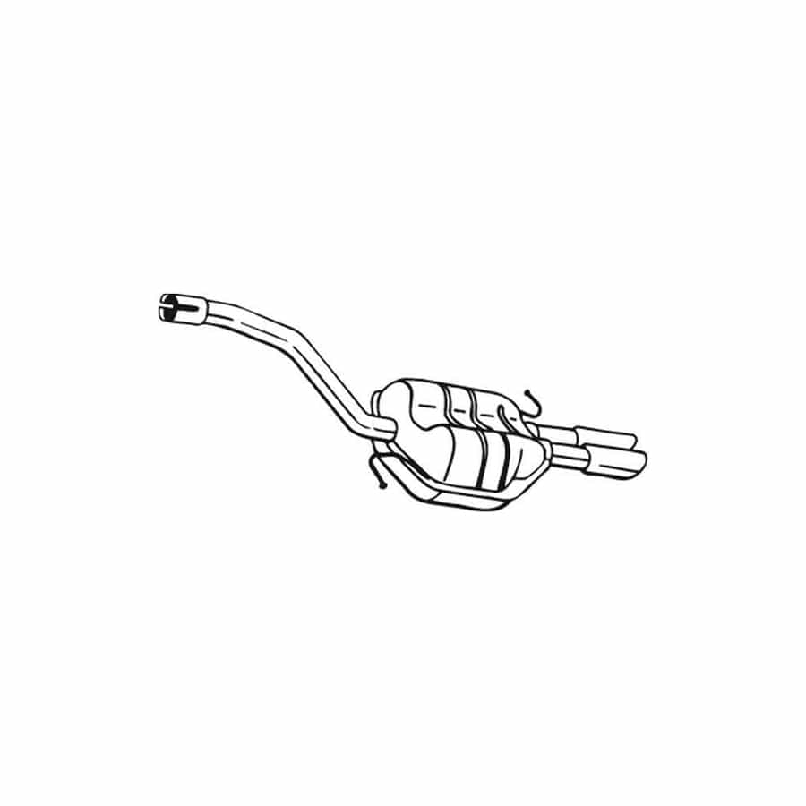 Bosal 233-617 Rear Silencer for VW Passat