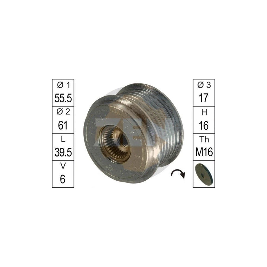 Era ZN5374 Alternator Freewheel Clutch