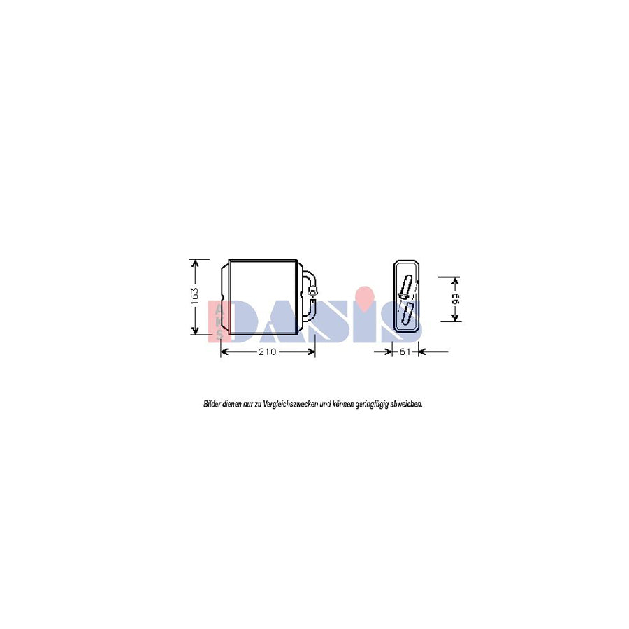 AKS Dasis 119000N Heater Matrix