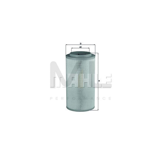 MAHLE ORIGINAL LX 822 Air Filter Filter Insert | ML Performance Car Parts
