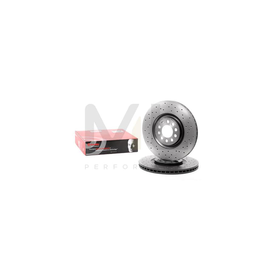 BREMBO XTRA LINE 09.7880.1X Brake Disc Perforated / Vented, Coated, High-carbon, with bolts/screws | ML Performance Car Parts