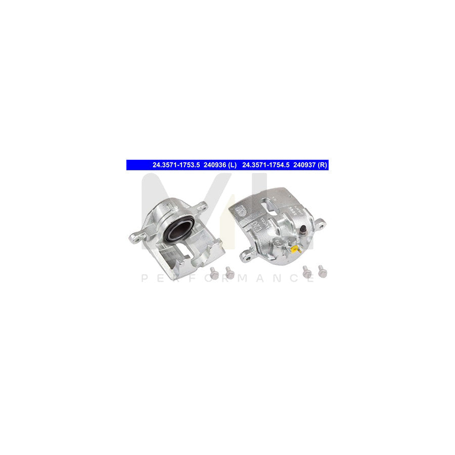 ATE 24.3571-1753.5 Brake Caliper for LAND ROVER FREELANDER without holder