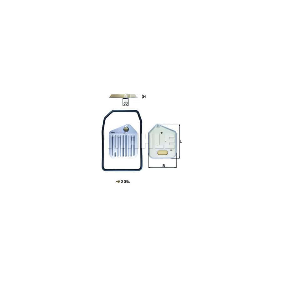Knecht Hx 163Kit Hydraulic Filter, Automatic Transmission