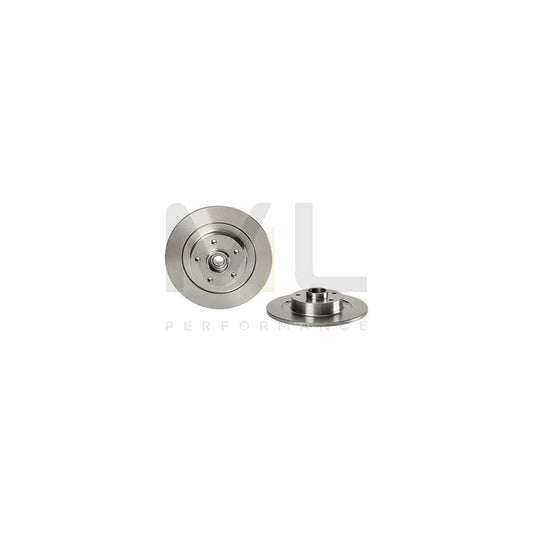 BREMBO 08.A826.47 Brake Disc for RENAULT LAGUNA Solid, with ABS sensor ring, with bolts/screws, with wheel bearing set | ML Performance Car Parts