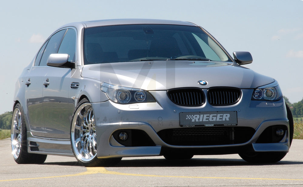 Rieger 00053611 BMW 5 Series E60 E61 Front Bumper 2 | ML Performance UK Car Parts