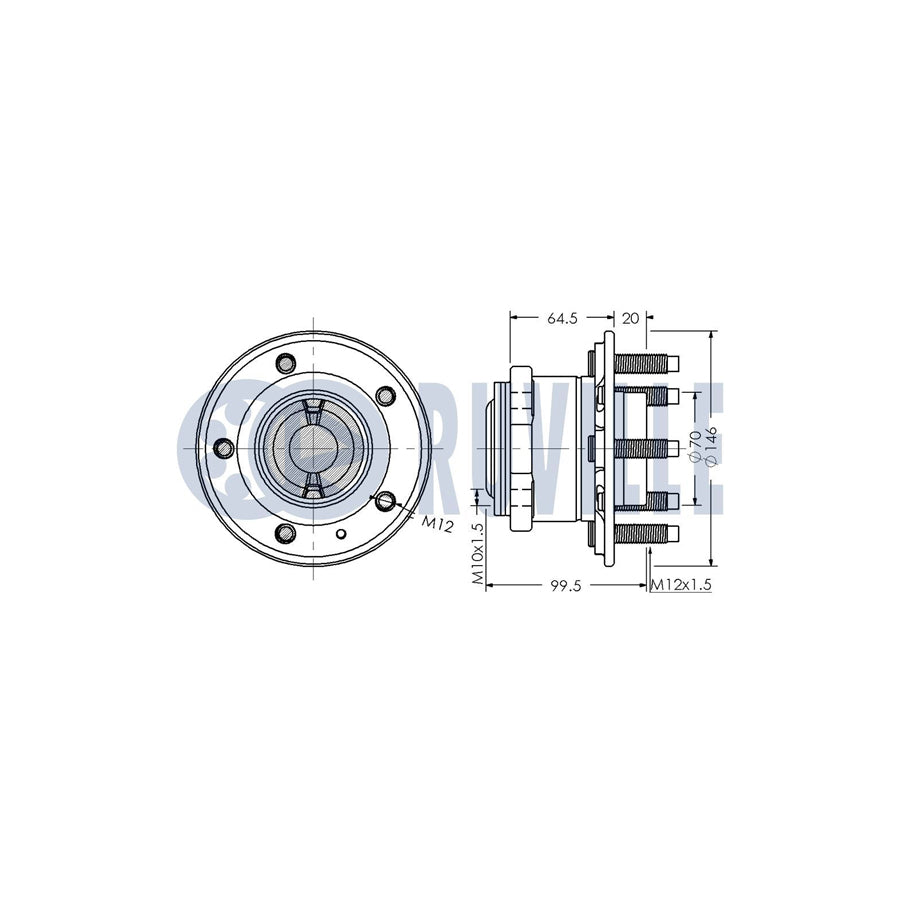 Ruville 985545 Axle Bush