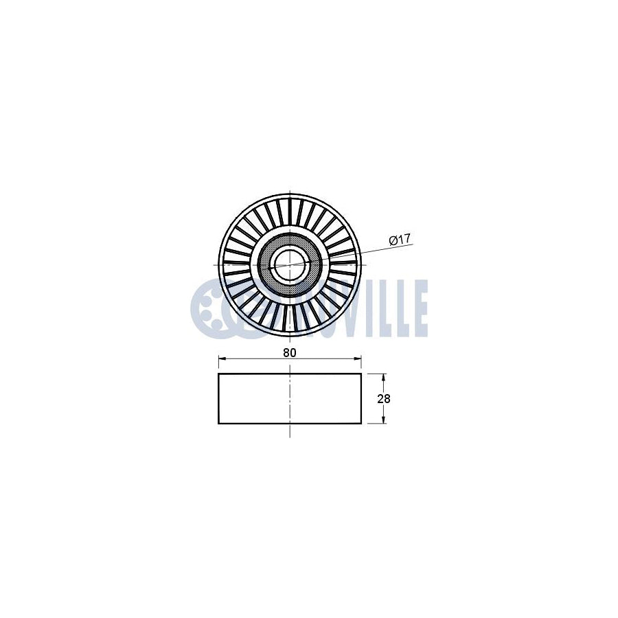 Ruville 55173 Alternator Freewheel Clutch