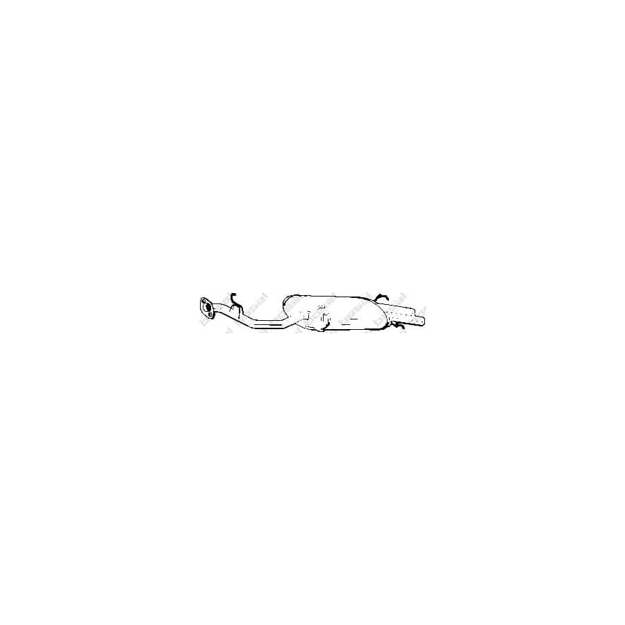 Bosal 279-705 Rear Silencer for Rover 600 (Rh)