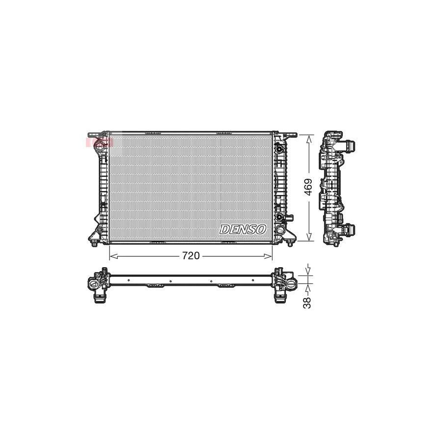 DENSO DRM02023 Engine Radiator