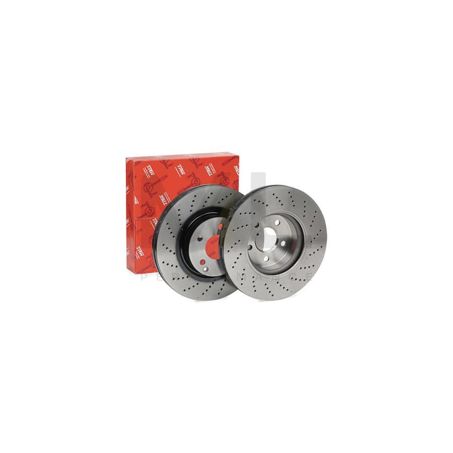TRW DF4862S Brake Disc Slotted / Perforated, Painted, High-carbon | ML Performance Car Parts