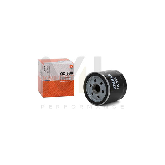 MAHLE ORIGINAL OC 988 Oil Filter Spin-on Filter, with one anti-return valve | ML Performance Car Parts