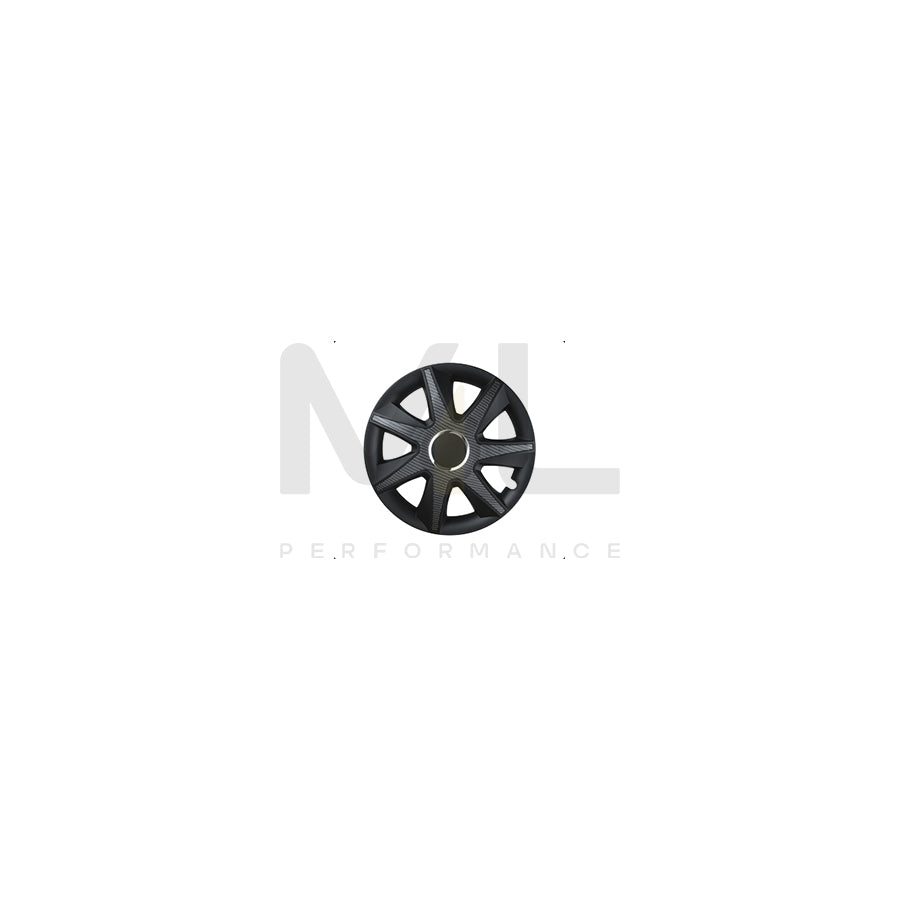 LEOPLAST RUN CARBON 15 Wheel trims 15 Inch Carbon