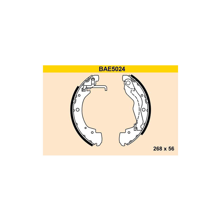 Barum Bae5024 Brake Shoe Set for VW Transporter