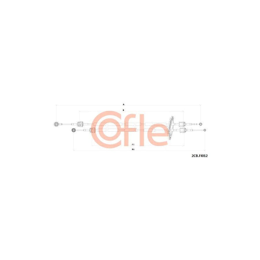 Cofle 92.2Cb.Fi012 Cable, Manual Transmission for Fiat Doblo