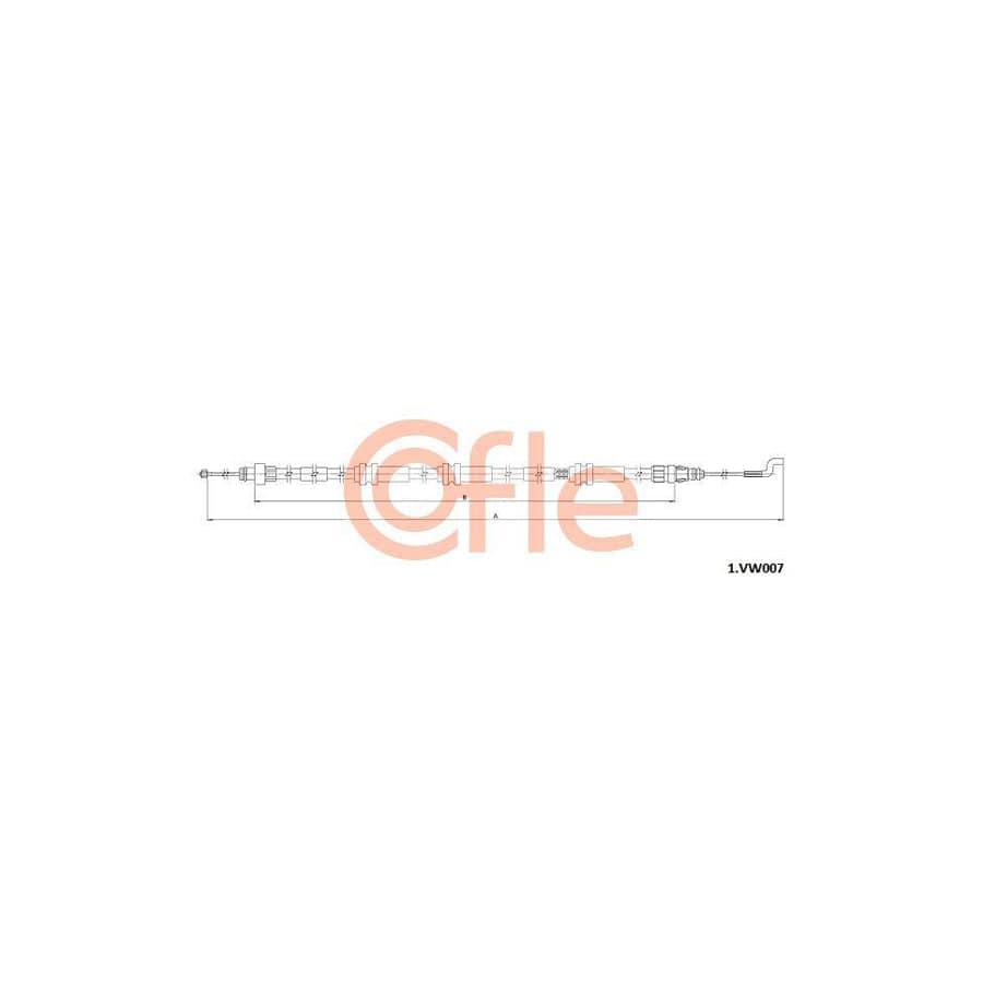 Cofle 1.Vk007 Hand Brake Cable
