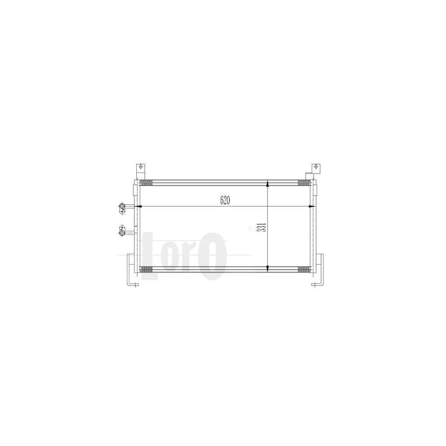 Abakus 0080160001 Air Conditioning Condenser