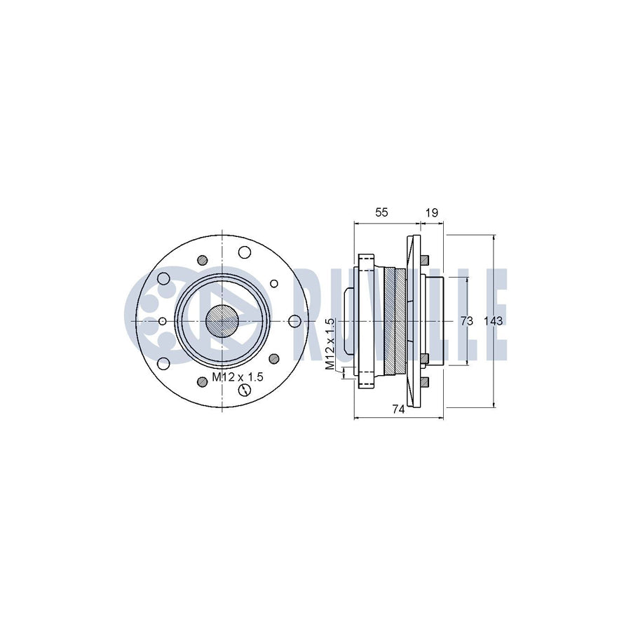 Ruville 985403 Mounting, Axle Bracket