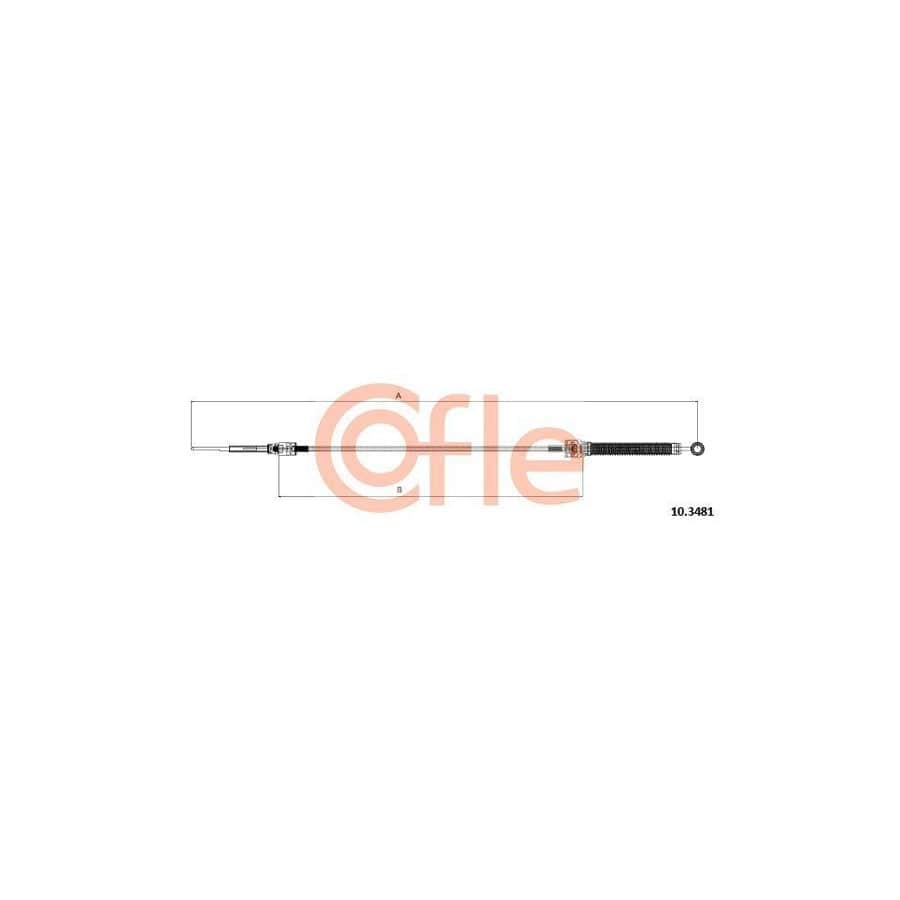 Cofle 10.3481 Cable, Manual Transmission for VW Transporter