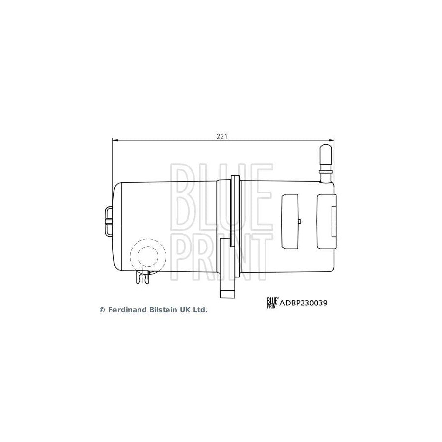Blue Print Adbp230039 Fuel Filter for VW Amarok