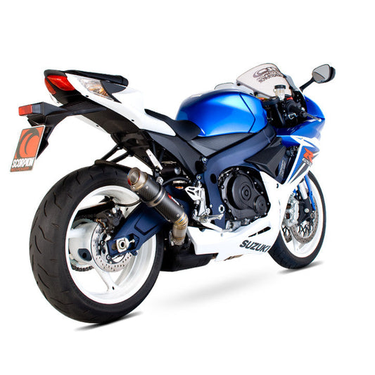 Scorpion SI1005CEM Suzuki Rp1-Gp Slip-On - Carbon Fibre Sleeve (GSX-R600 / GSX-R750) | ML Performance US US