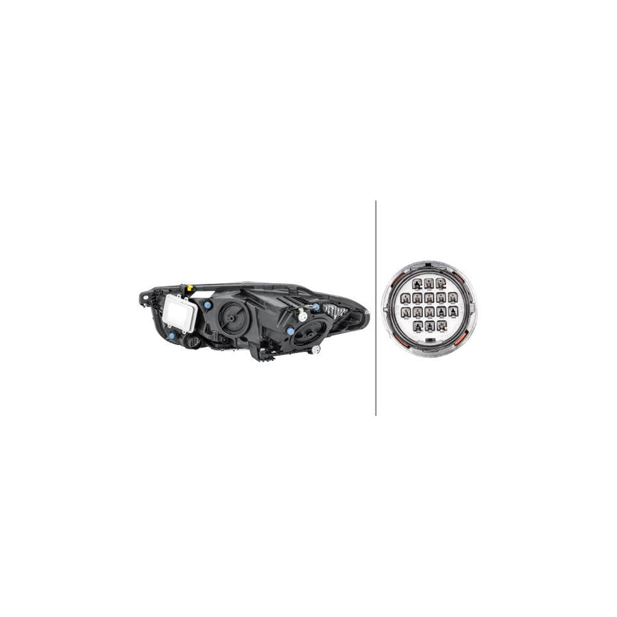 Hella 1LL 011 811-341 Headlight For Jaguar Xe (X760)