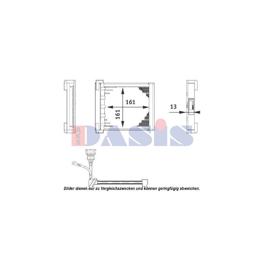 AKS Dasis 489003N Heater Matrix
