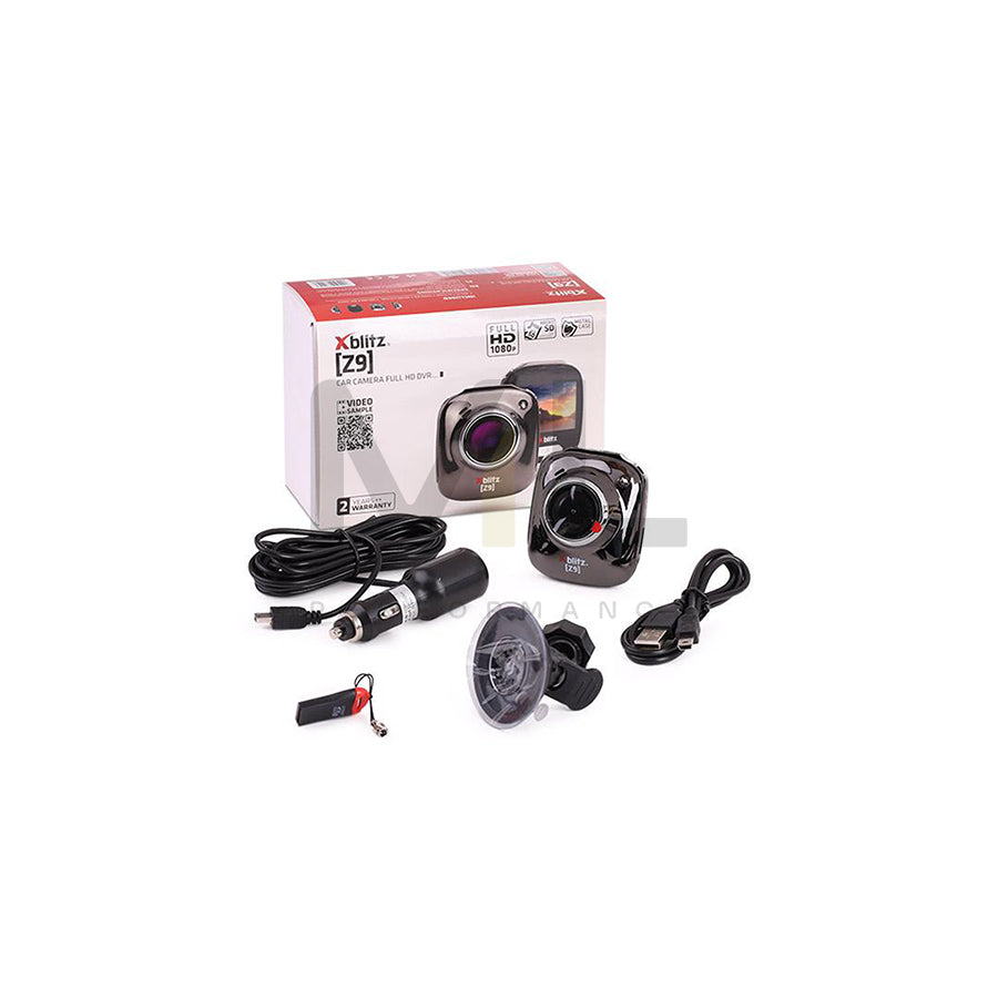 XBLITZ Z9 Dash cam 2 Inch, 1920x1080, Viewing Angle 140°