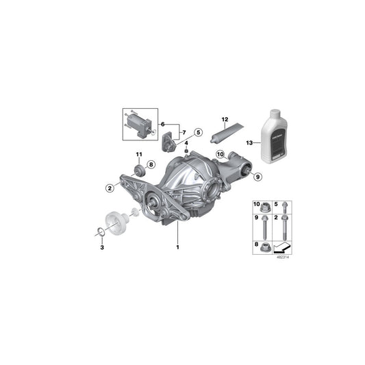 Genuine BMW 33117847684 F12 F06 F13 Additional Weight (Inc. M5 & M6) | ML Performance US