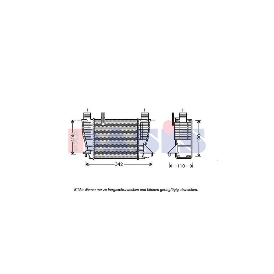 AKS Dasis 140080N Engine Radiator