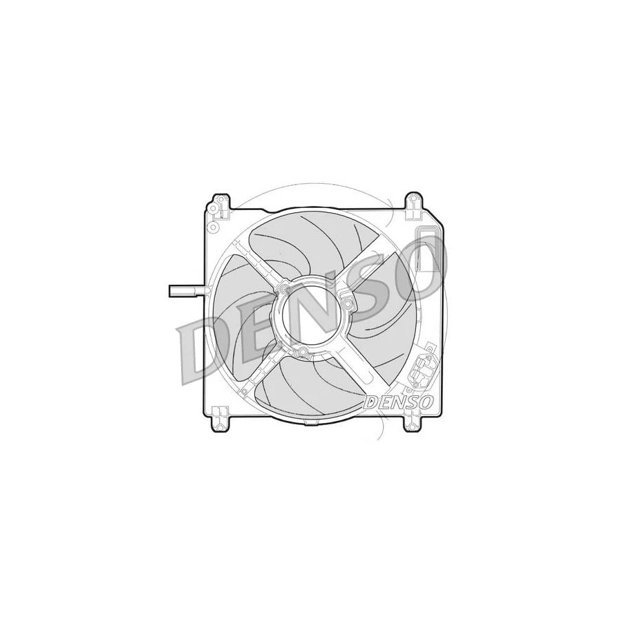 DENSO DER09009 Fan, Radiator for Fiat Marea