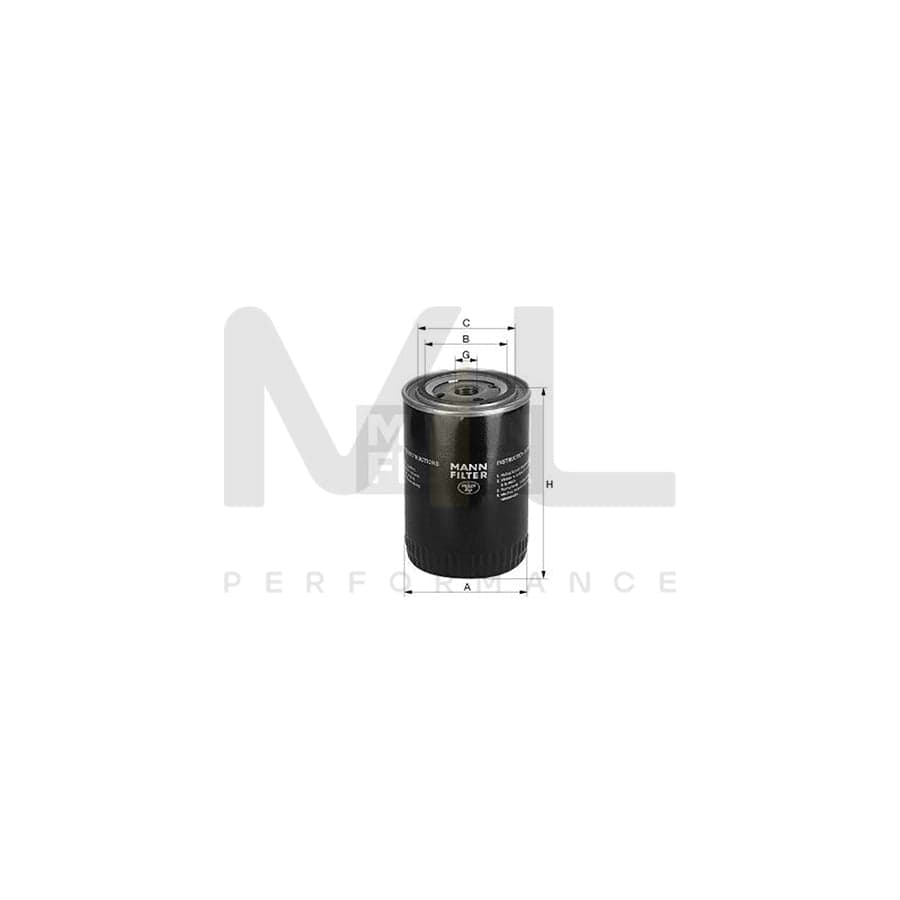 MANN-FILTER 67 708 50 131 Oil Filter Spin-on Filter