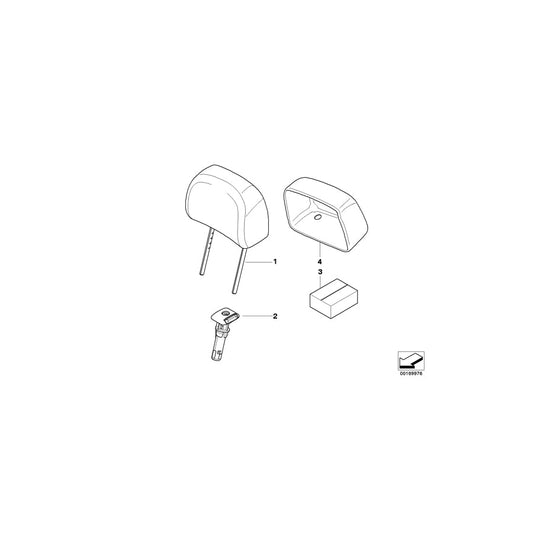 Genuine BMW 52107117110 E63 E63 Guide Right CREAMBEIGE (Inc. 635d, 650i & 645Ci) | ML Performance US Car Parts