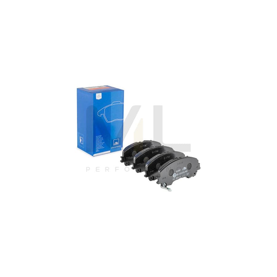 ATE 13.0460-5686.2 Brake pad set with acoustic wear warning