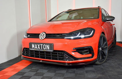 Maxton Design Volkswagen Golf R / R-Line MK7.5 Front Splitter V.6