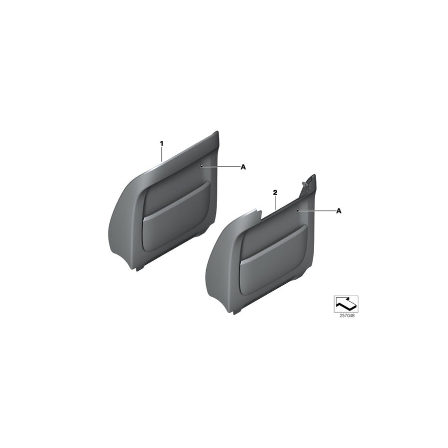 Genuine BMW 52107985452 F10 F11 Rear Panel Seat Leather INDIVIDUAL (Inc. 520d, 518d & 528iX) | ML Performance US Car Parts