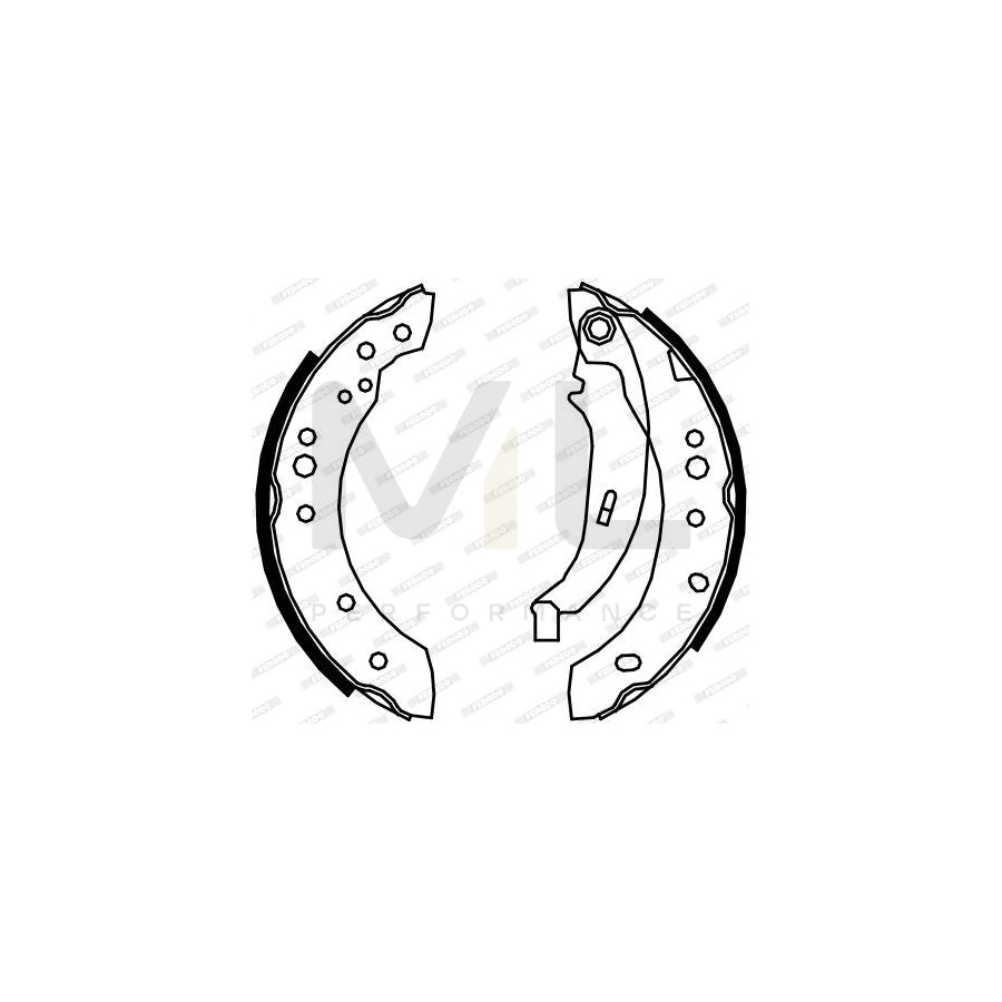FERODO PREMIER FSB4109 Brake Shoe Set | ML Performance Car Parts