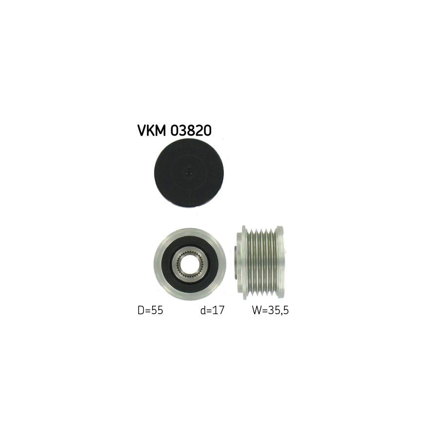 Skf Vkm 03820 Alternator Freewheel Clutch | ML Performance US Car Parts